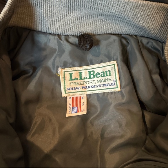L.L.BEAN MAINE WARDENS PARKA Thinsulate &Gore-Tex Made in the USA - Picture 4 of 9
